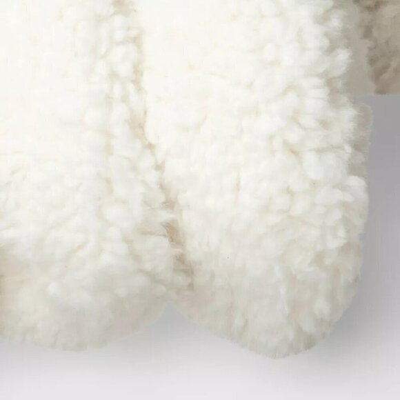 Faux Shearling Tree Shaped Throw Pillow - Threshold Target Christmas 2023 - Picture 4 of 6